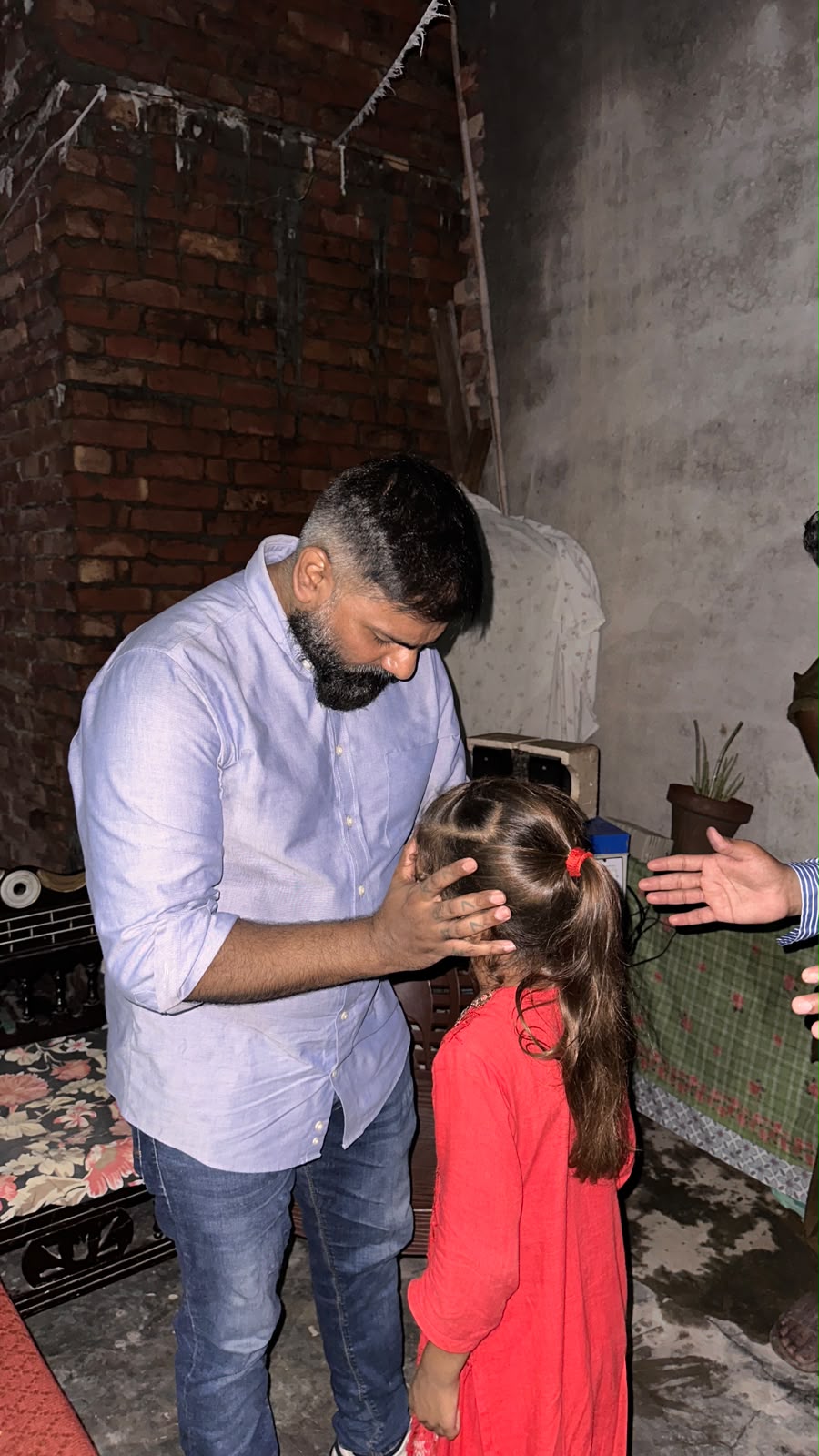 Blind Girl Receives Prayer & Healing